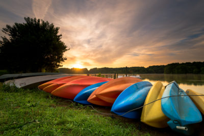 Sunrise at Core Creek Park, PA