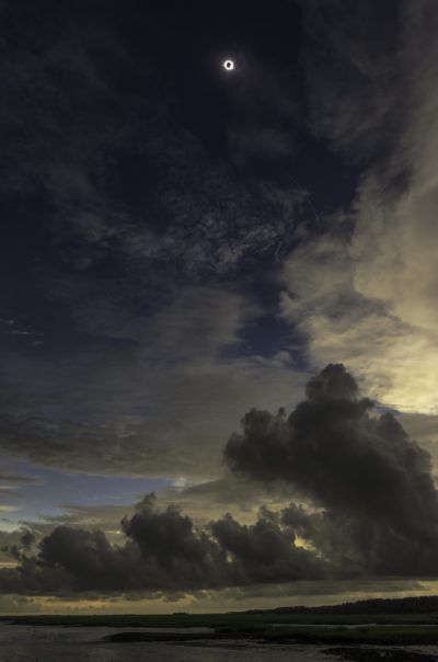 The Great American Eclipse from Bulls Island Ferry